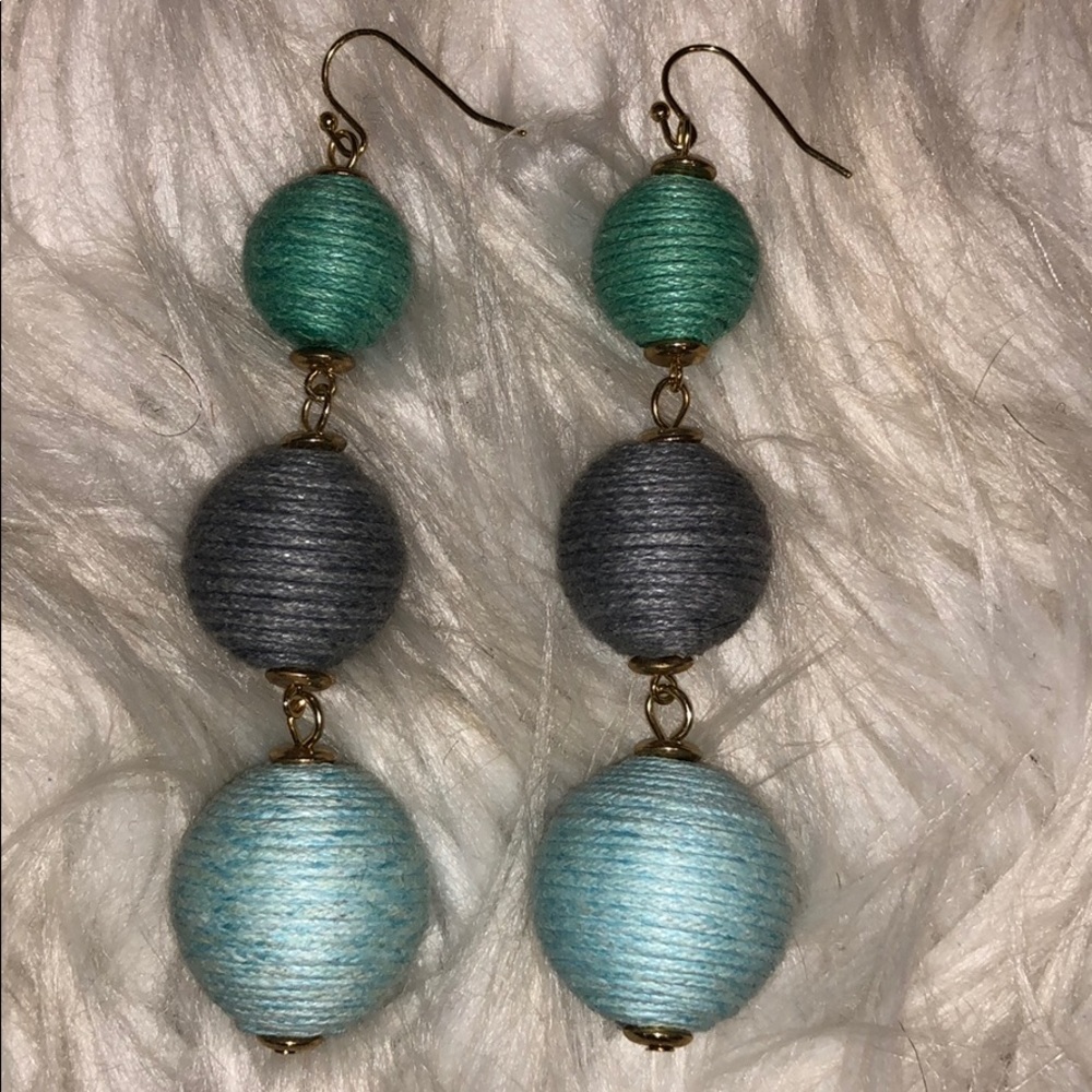 Shades of blue earrings